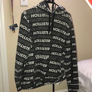 hollister all-over hoodie